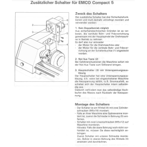 HAUPT-NOT-AUS-SCHALTER COMPACT 5/CE